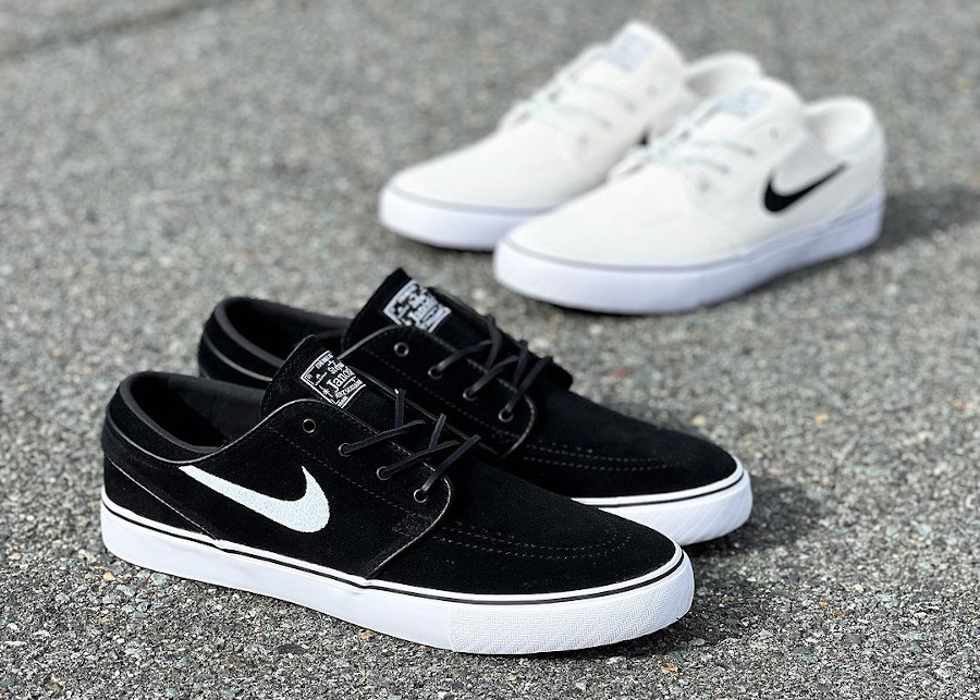 Bateaux Nike SB Zoom Janoski OG+ 2024 White Black FD6757