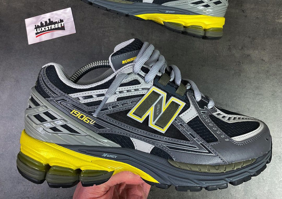 New balance grise et jaune outlet
