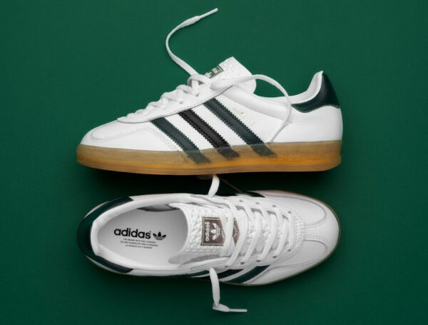 adidas Gazelle Indoor Cloud White Collegiate Green Core Black