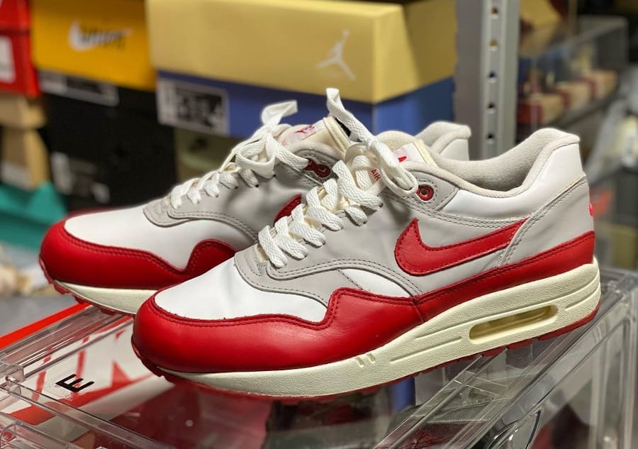 1997 Nike Air Max 1 SC Leather Varsity Red @yuzy_sneaker_work