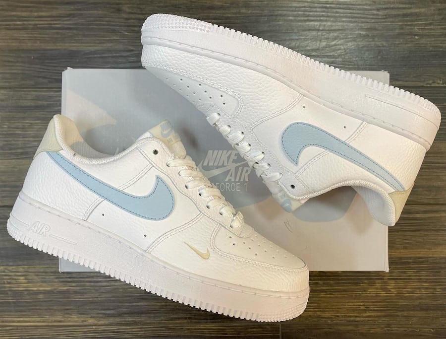 Nike Air Force 1 Low White Light Armory Blue HF0022-100