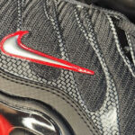 Nike Air Max Plus Noir Rouge université Argent métallique (couv)