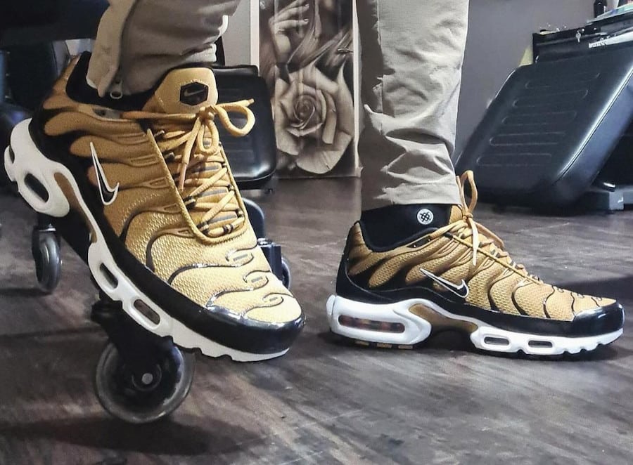 Nike Air Max Plus Blé Blanc Gomme marron clair Noir