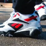 Take each stride in comfort and style in the Reebok® Kids Zig Dynamica 2.0 Alt Big Hurt White Black Red