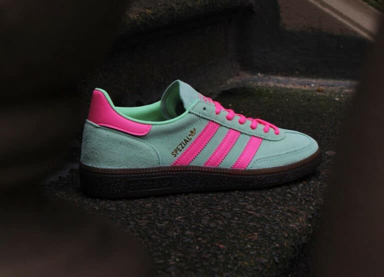 adidas Handball SPZL Spezial Green Spark Lucid Pink IH7498 (couv)