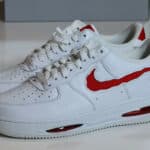 Nike Air Force 1 Low EVo blanche et rouge HF3630-100 (1)