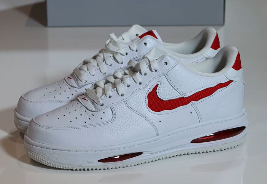 Nike Air Force 1 Low EVo blanche et rouge HF3630-100 (1)