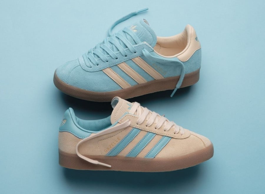 adidas gazelle 85 Crystal Sand Easy Mint (1)