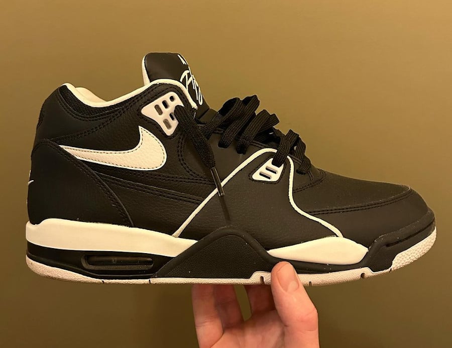 Nike Air Flight 89 Black White pas cher