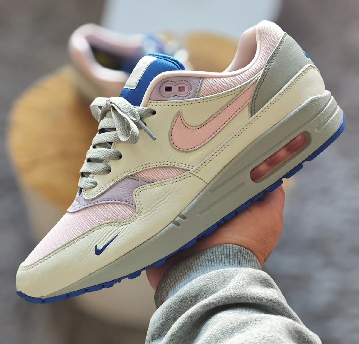 Nike Air Max 1 by You 25 Foam Pink Sail @thedutchsneaker