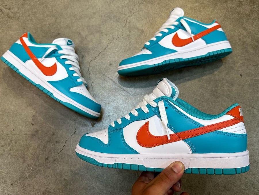 Nike Dunk Low Miami Dolphins pas cher