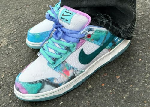 Nike SB Dunk Low White and Geode Teal (5)