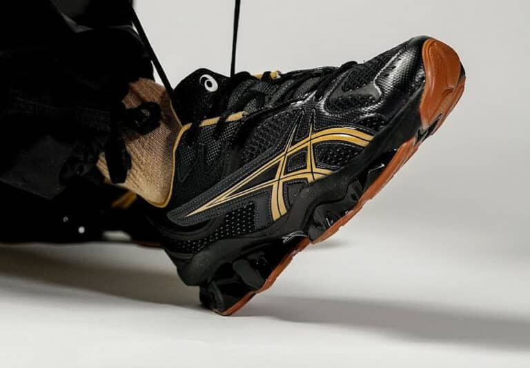 Asics Gel Quantum Zientzia noire et marron doré (3)