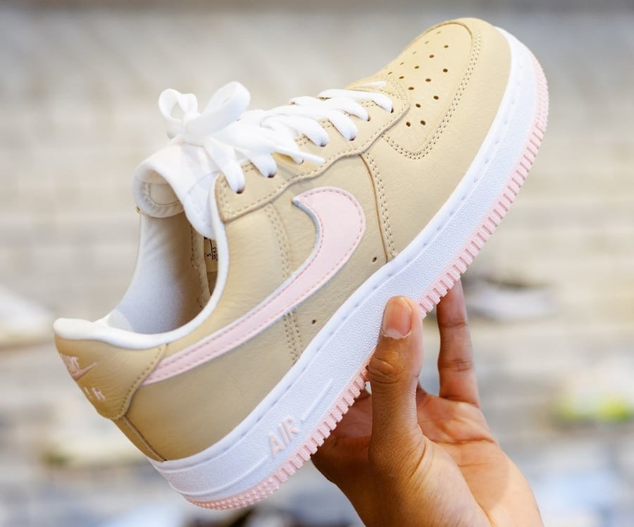 Nike air force 1 beige et rose outlet