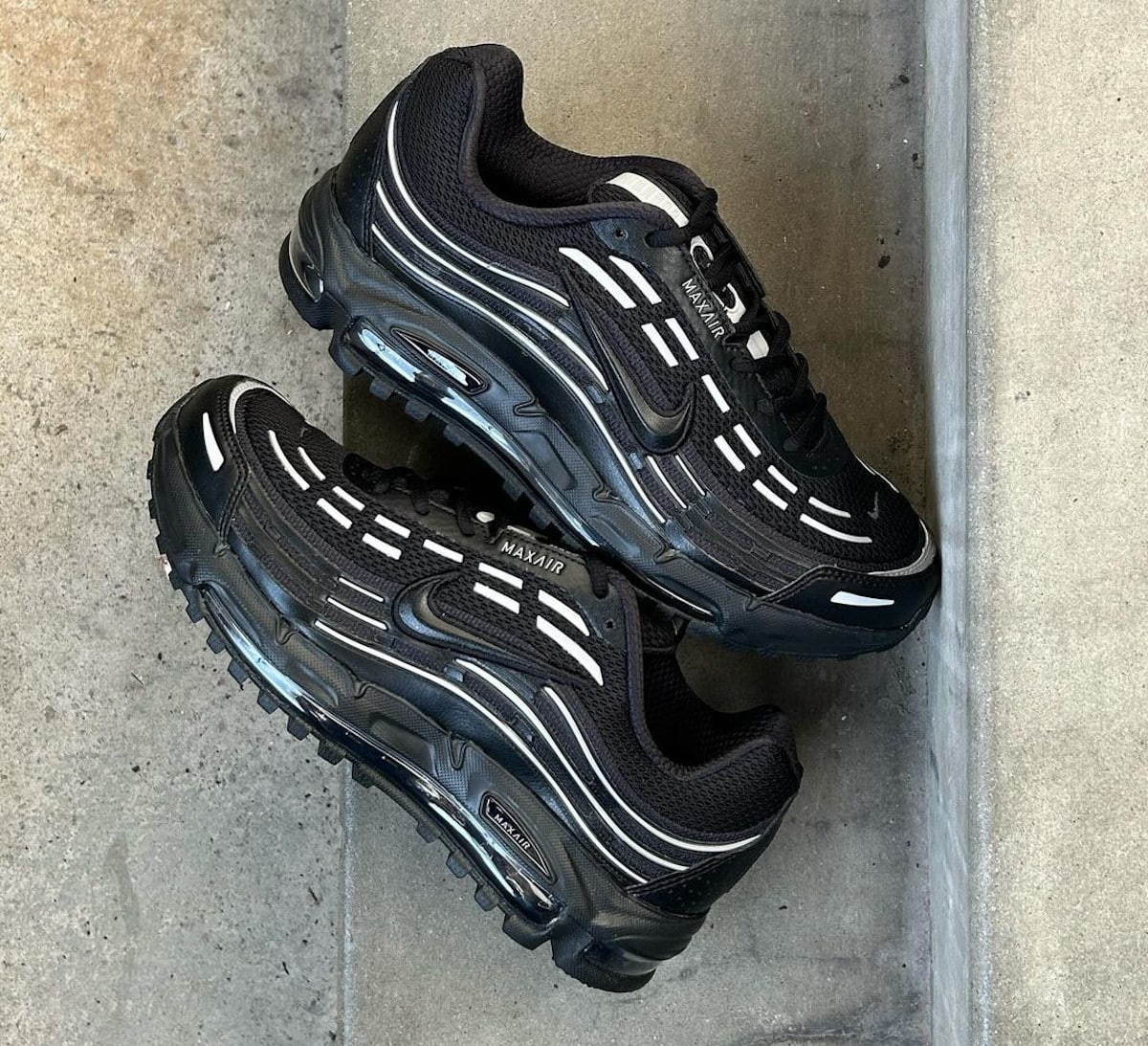 Nike Air Max TL 2.5 Black Metallic Silver toute noire FZ4110 002 (6)