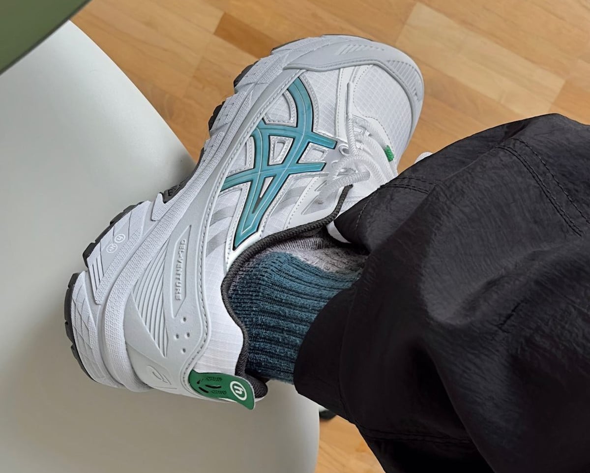 Asics Gel Venture 6 Shield blanche et vert turquoise 1203A778-24-V1 (3)