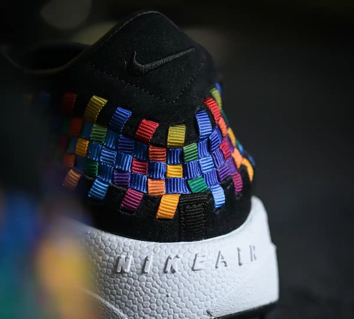 Nike Air Footscape Woven noire arc en ciel FB1959-002 (1)