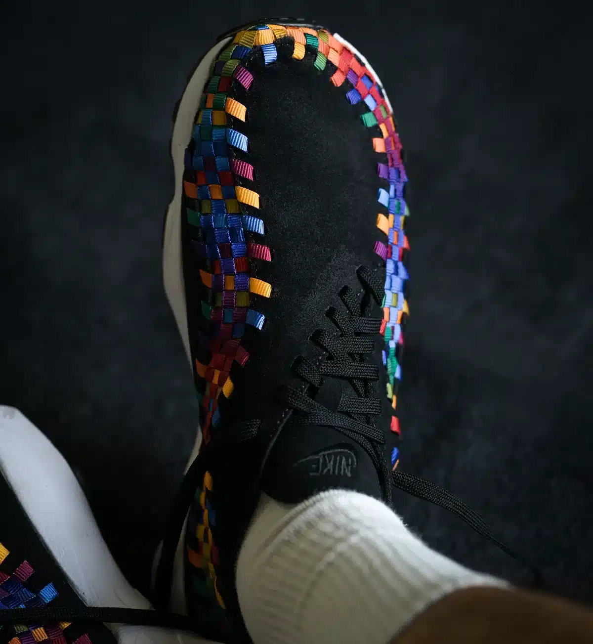 Nike Air Footscape Woven noire arc en ciel FB1959-002 (4)