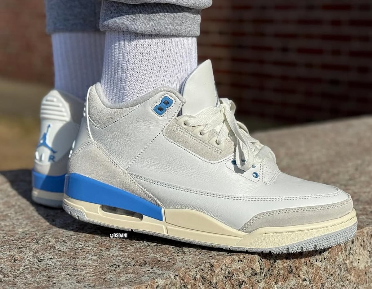 AJ3 Lucky Shorts on feet CT8532-101 (1)