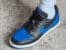 Air Jordan 1 Low 85 Royal aux pieds IB1981-004 (couv)
