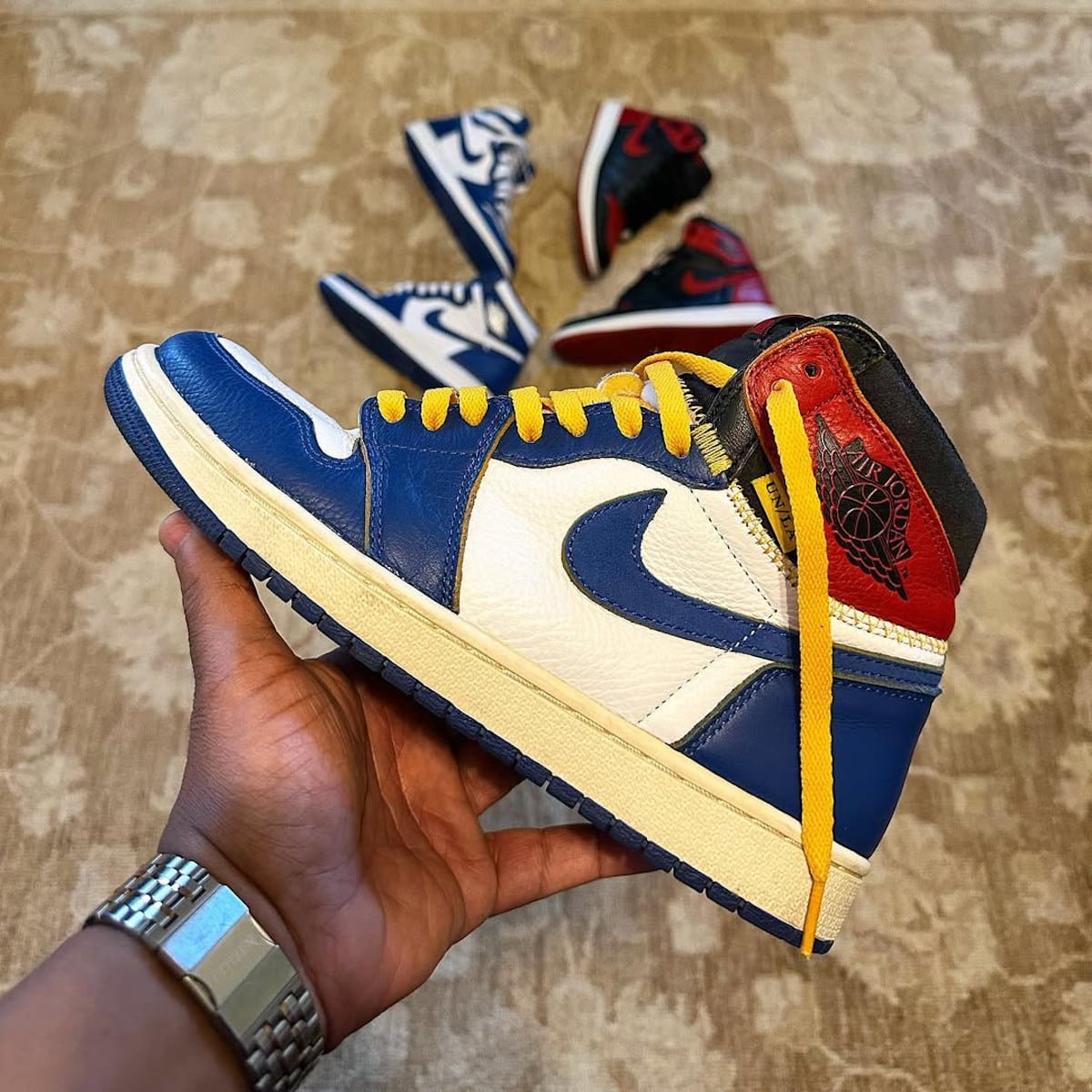 Air Jordan 1 high Union Storm Blue @thanace