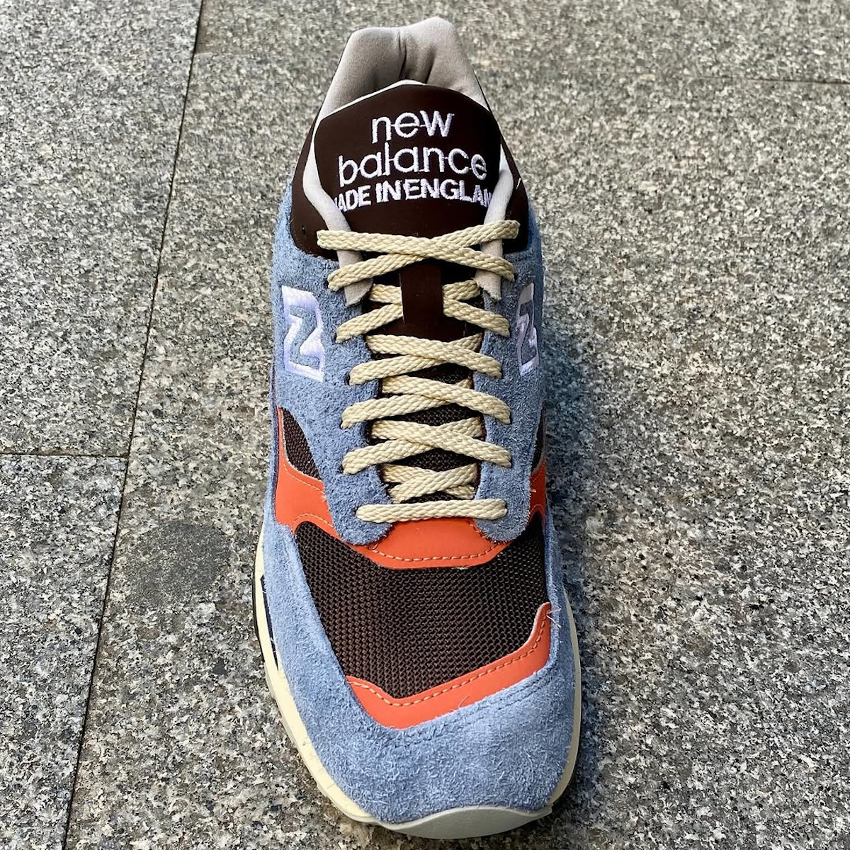 chaussure New Balance 1500 Dusty Blue bleu violet marron café U1500BBO (2)