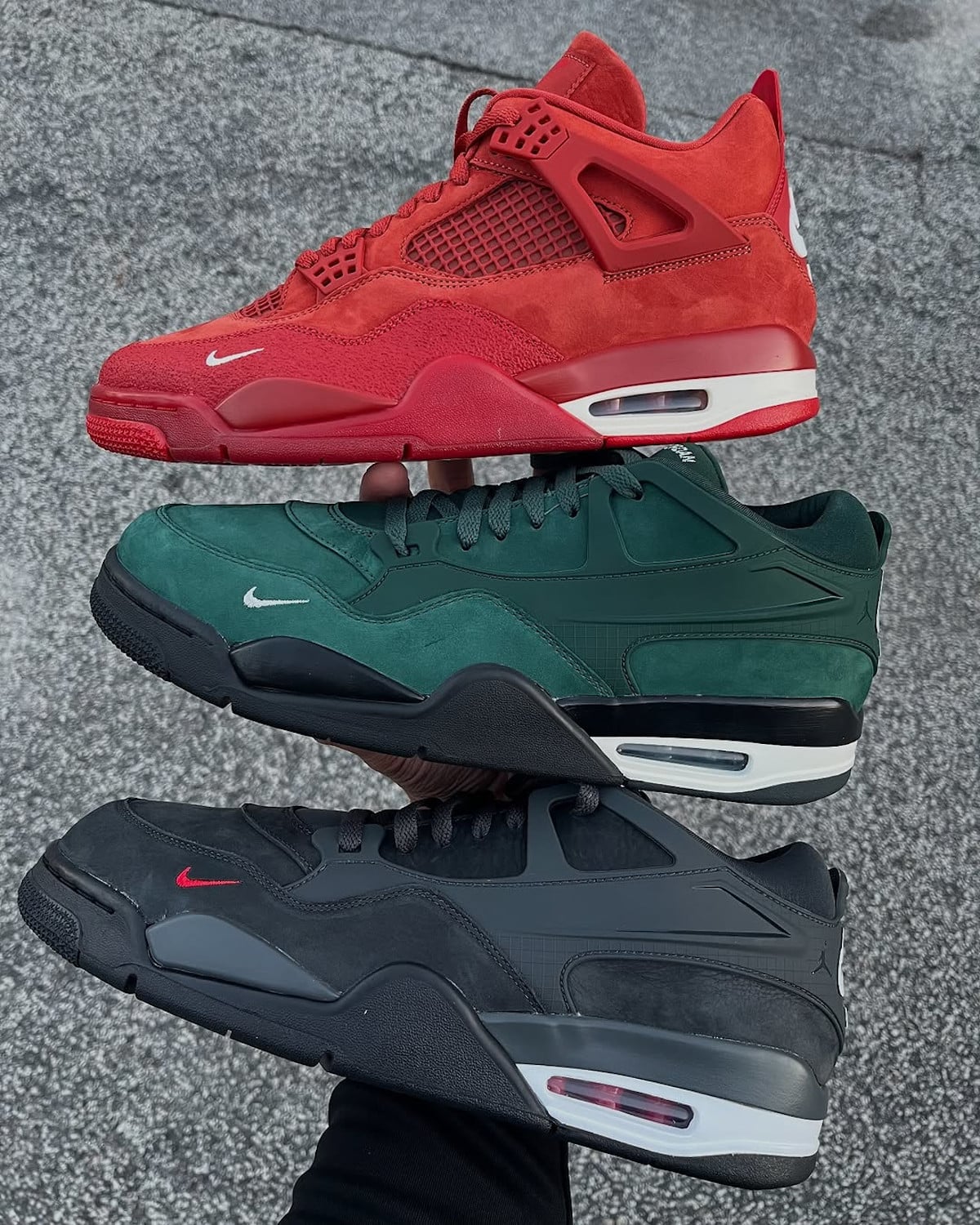 Comparatif Jordan 4 Nigel Brick by Brick vs AJ4 Grandmas Driveway (2)