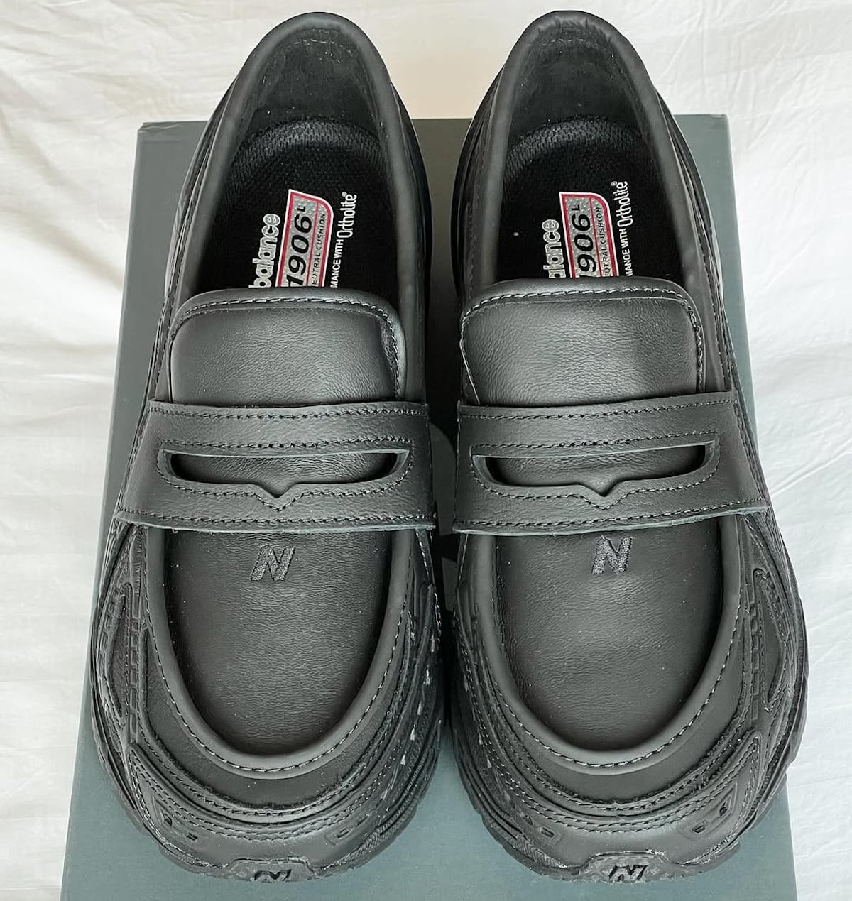 New Balance 1906L en cuir noir U1906LBN (3)
