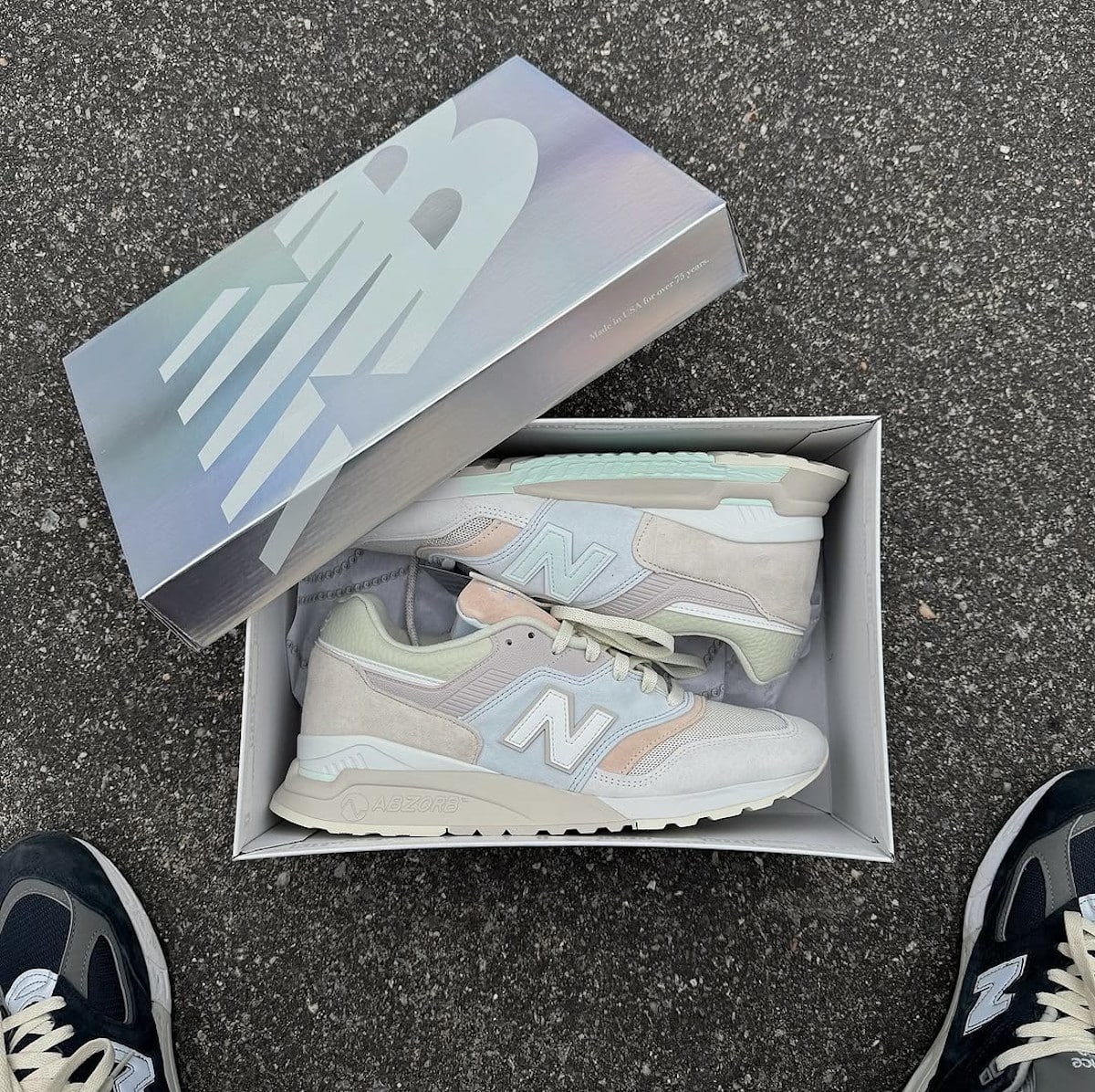 New Balance 997.5 couleur pastel U9975HK (1)