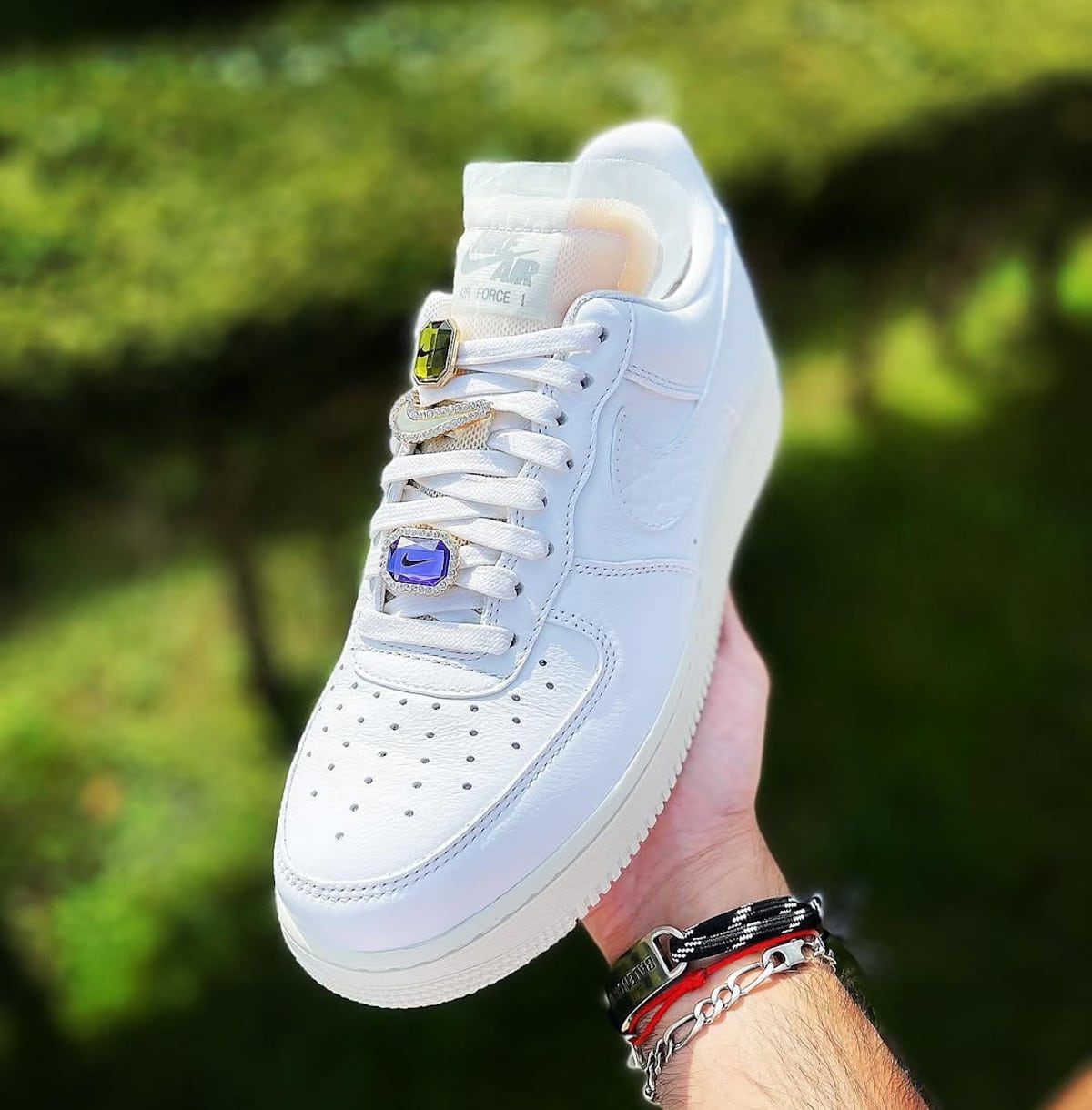 Nike Air Force 1 '07 PRM avec des bijoux DN5463-100 (5)