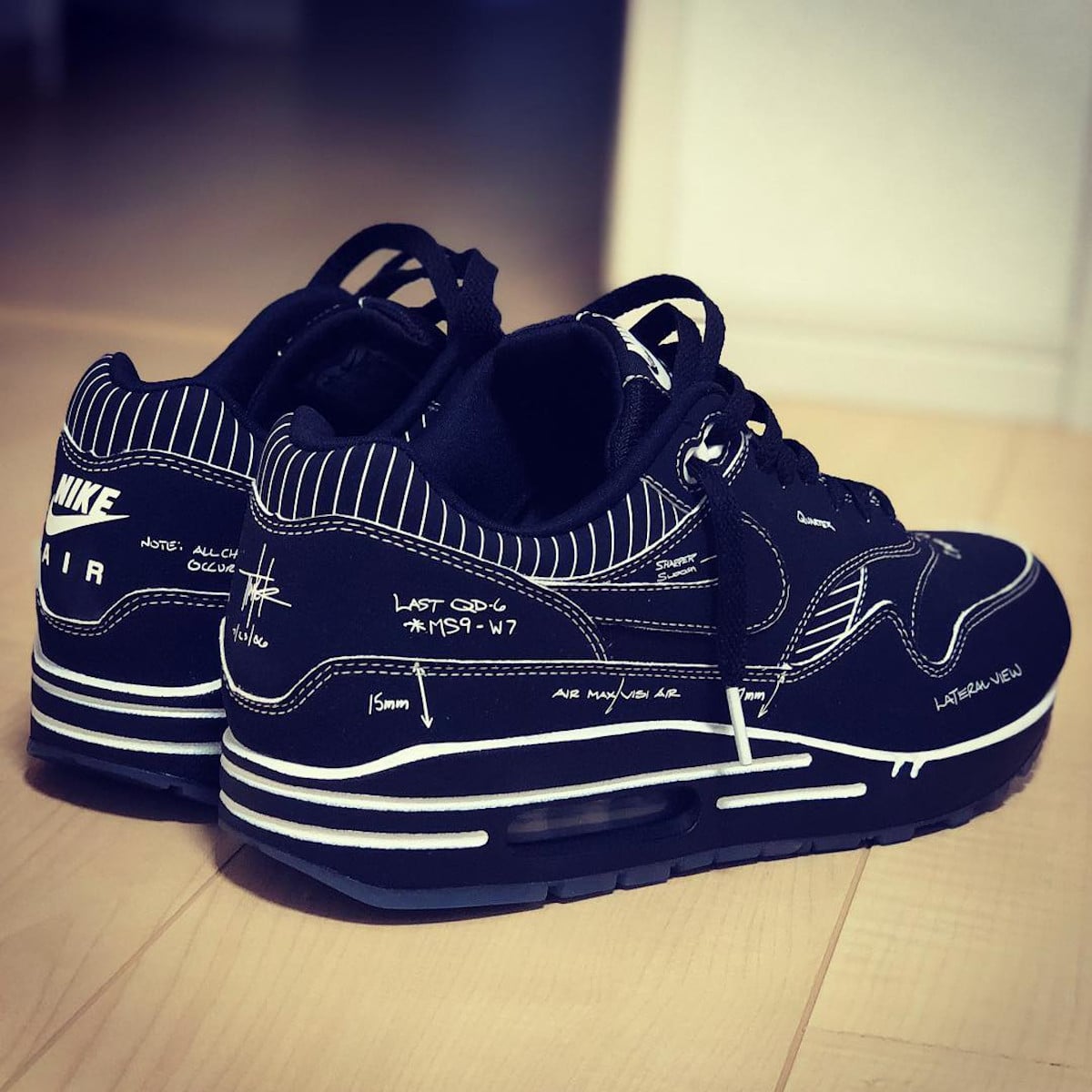Nike Air Max 1 Sketch to Shelf Black @ryoter883