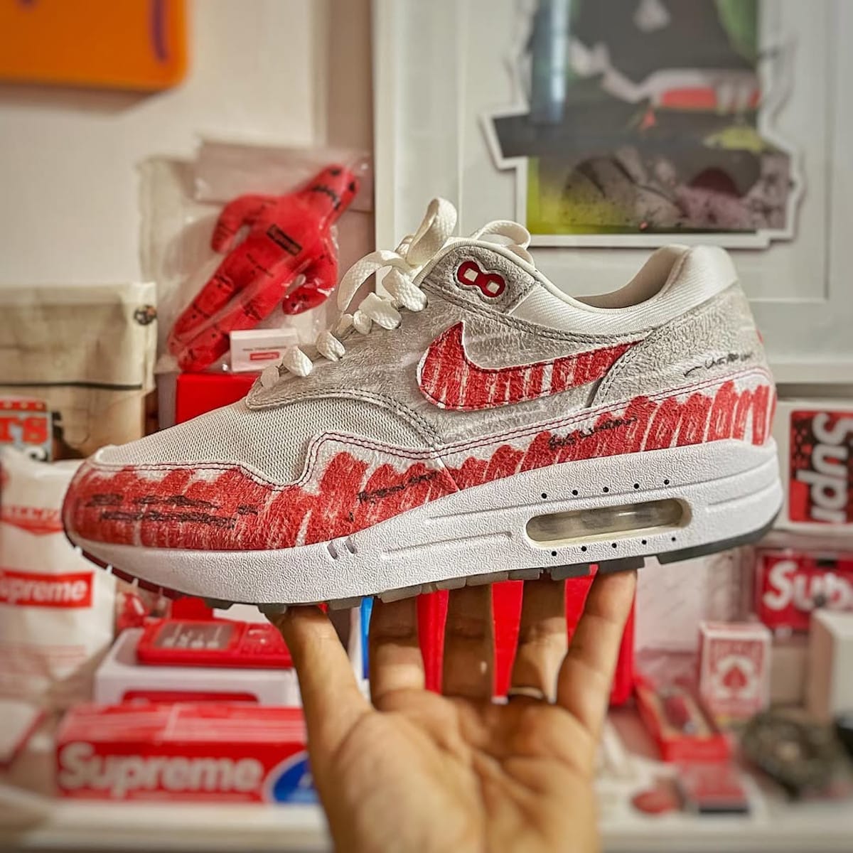 Nike Air Max 1 Sketch to Shelf OG Red @falleninthecloset