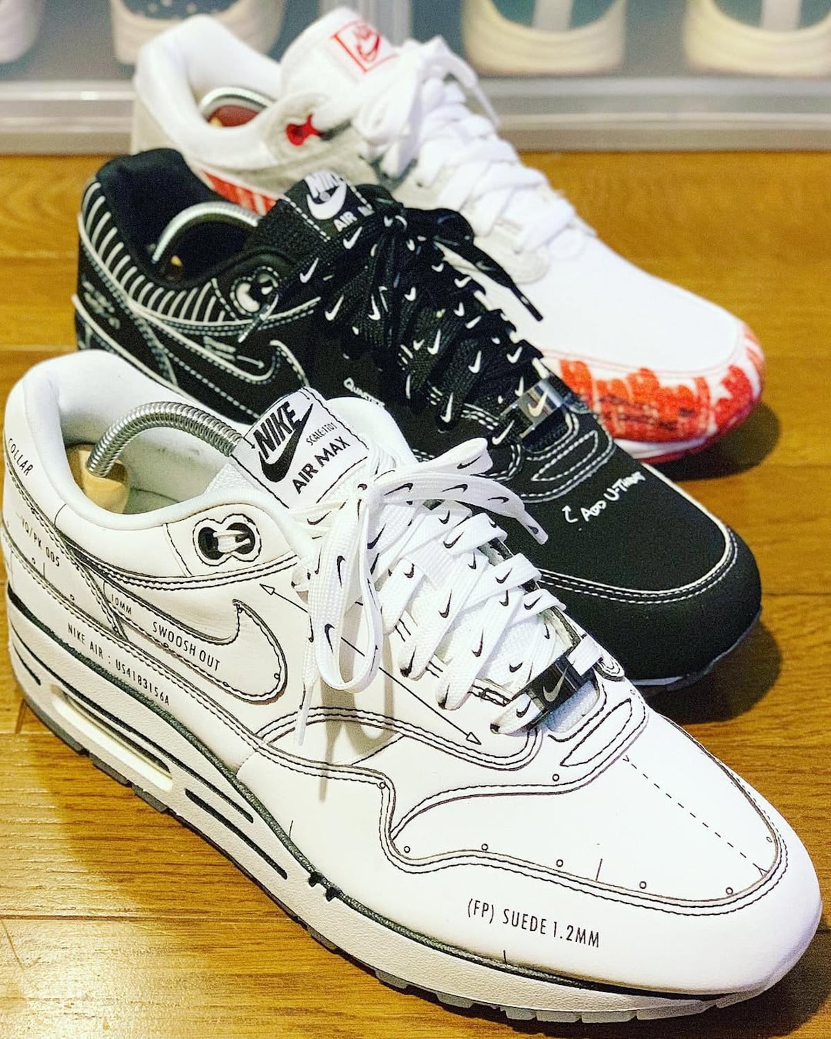 Toutes les Nike Air Max 1 Sketch to Shelf Tinker Schematic @leon_snkrs