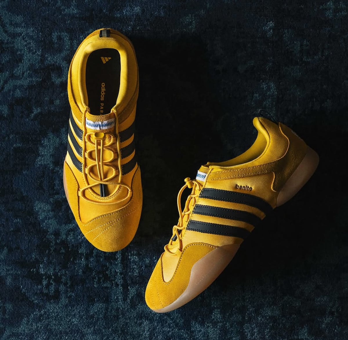 adidas Ballerina jaune et noire jq9230 (5)