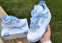 Air Jordan 4 blanche et bleu ciel HV0823-100 (couv)