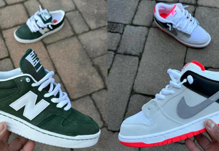New Balance 480 vs Nike Dunk Low
