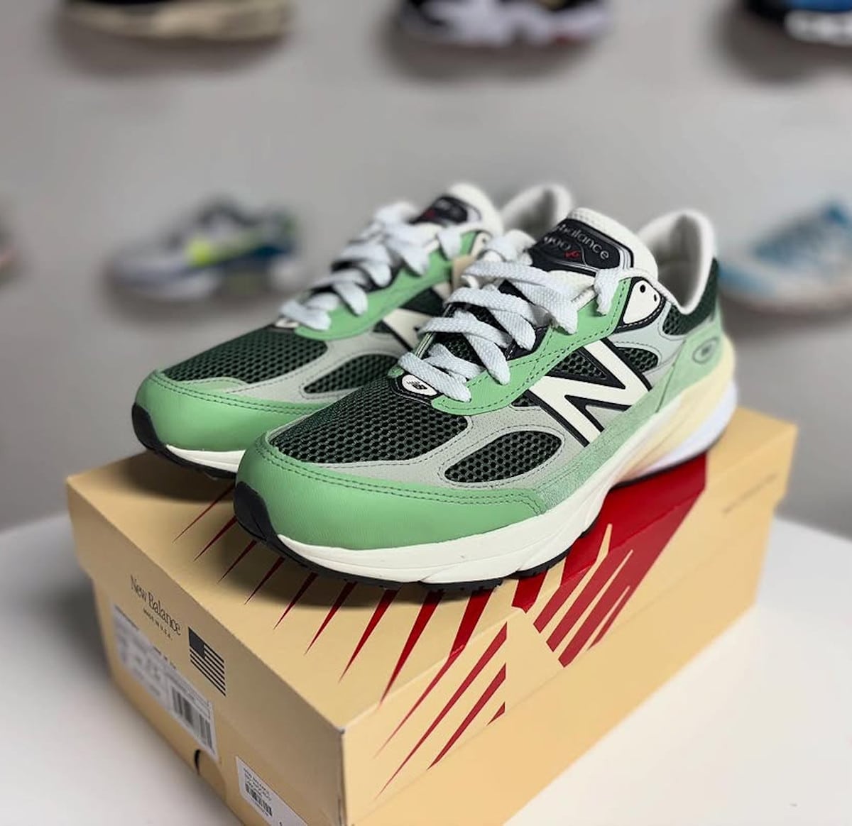 New Balance 990v6 vert menthe U990AB6 (1)