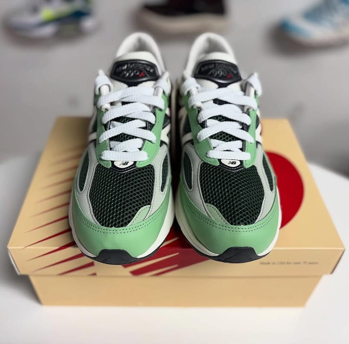 New Balance 990v6 vert menthe U990AB6 (3)