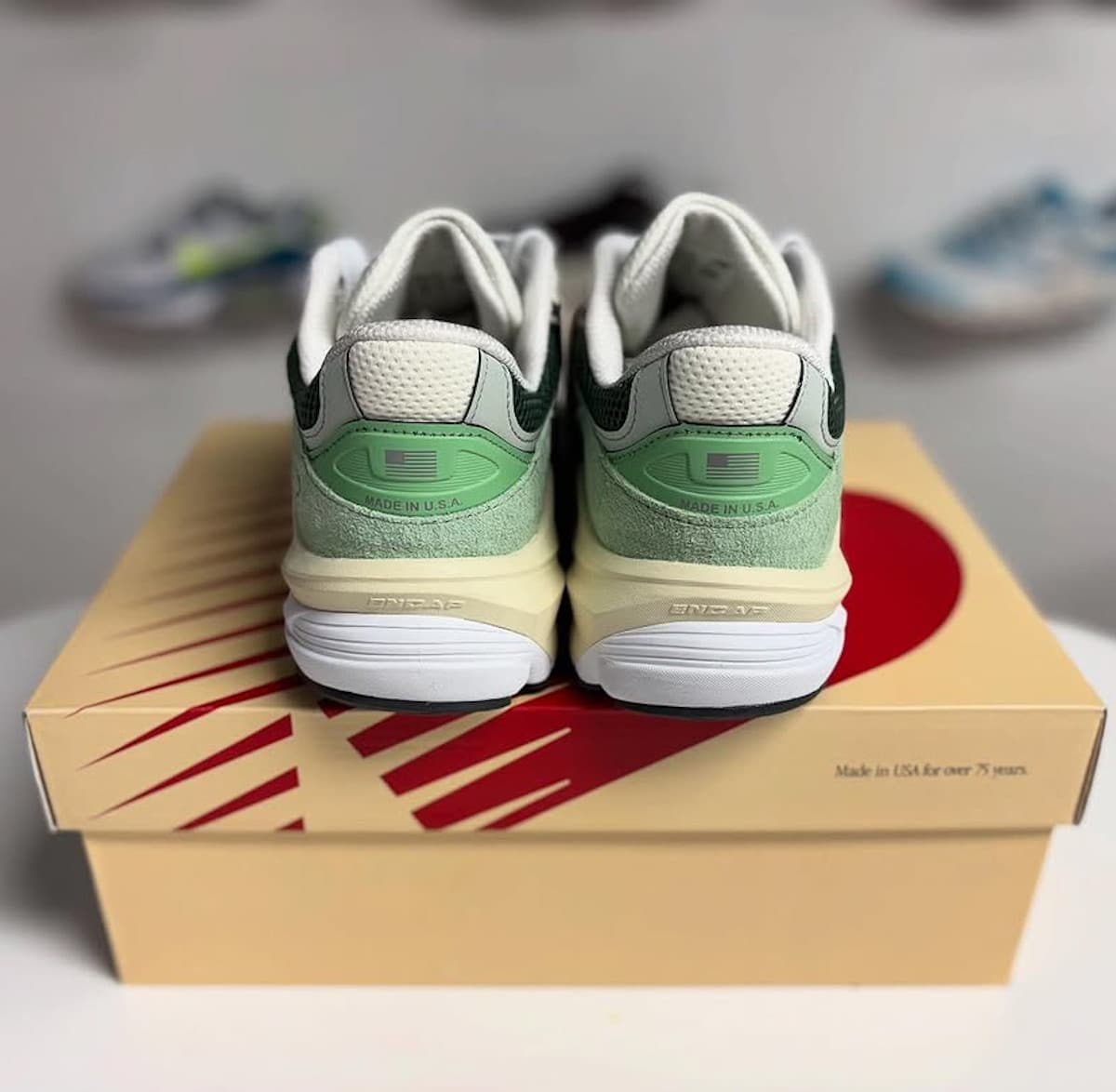 New Balance 990v6 vert menthe U990AB6 (4)
