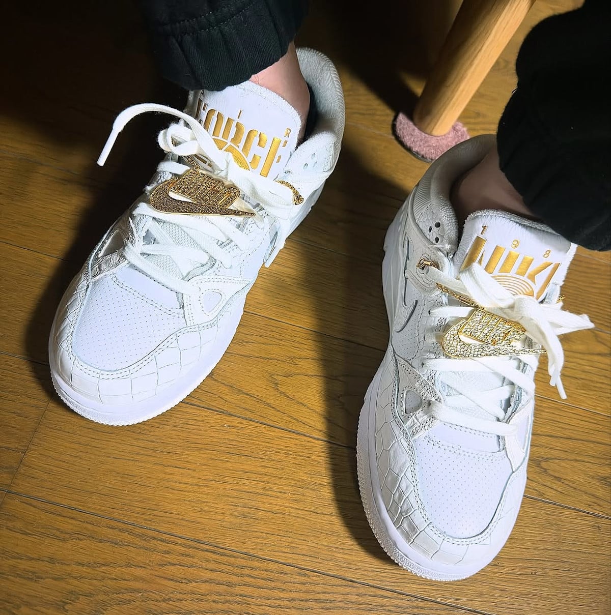Nike AF3 White Croc HF7630-100 (1)