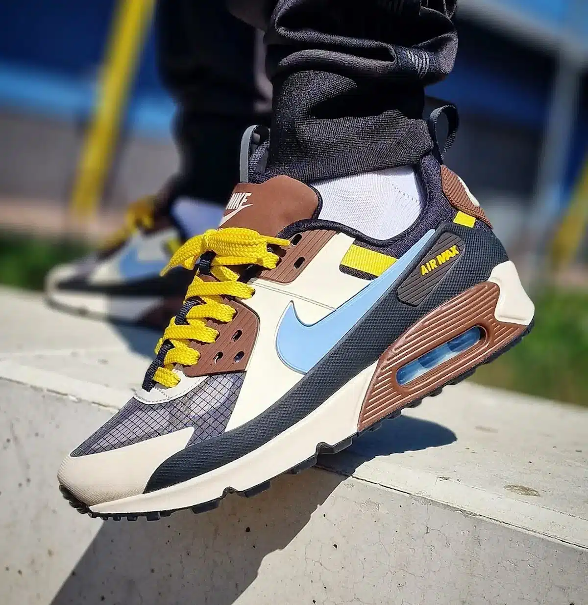Nike Air Max 90 Drift Bleu Ciel Marron beige FB2877-101