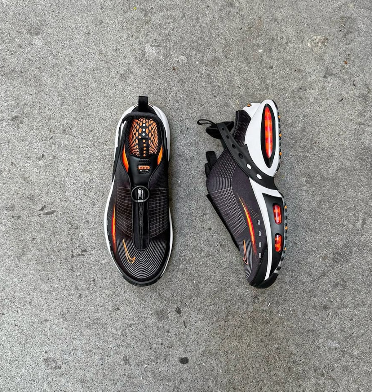Nike Air Max Craze grise et orange FZ2089-001 (4)