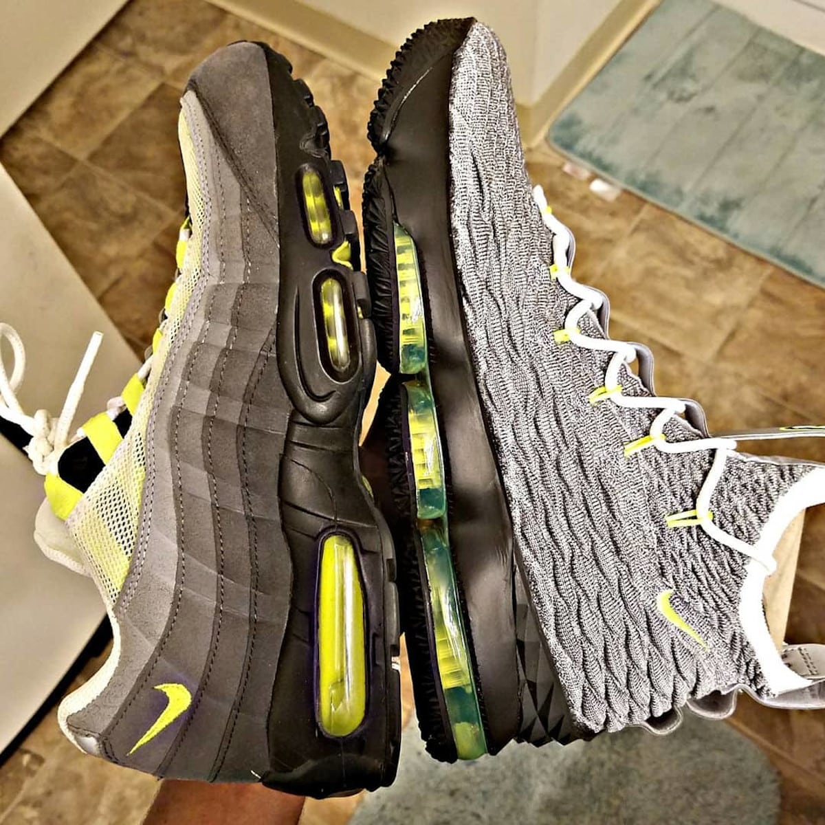 Nike Lebron 15 Neon @_fr3sh1