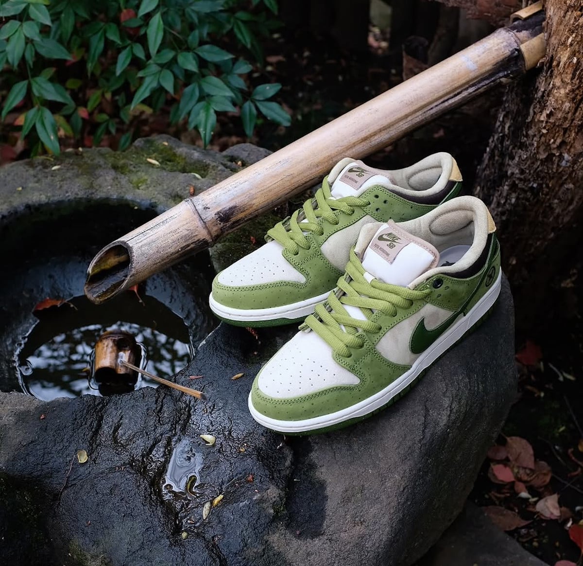 Nike SB Dunk Low thé vert japonais HF8022-300 (1)