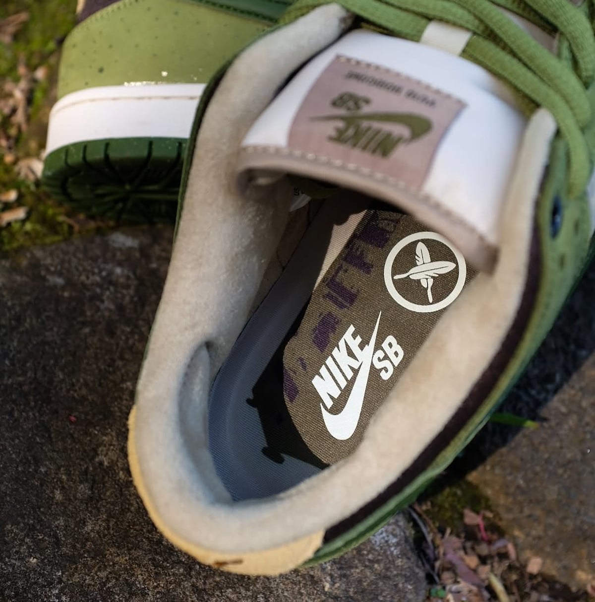 Nike SB Dunk Low thé vert japonais HF8022-300 (2)