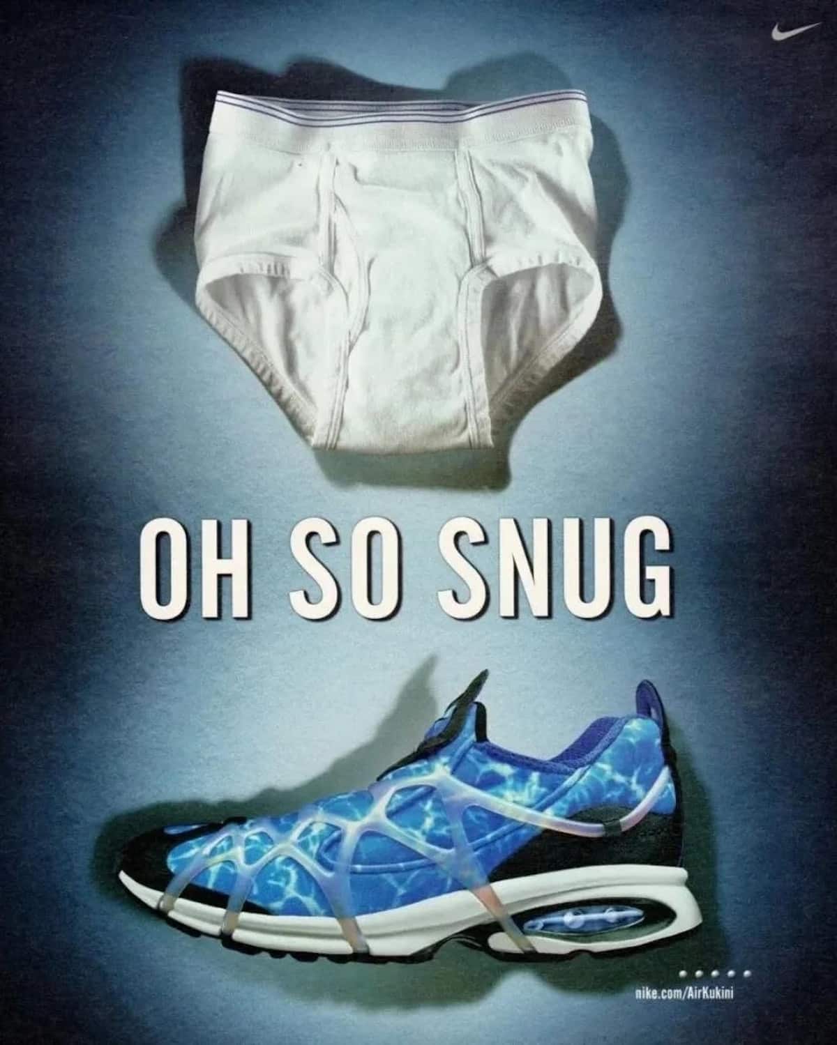 Publicité Nike Air Kukini 1999 2000