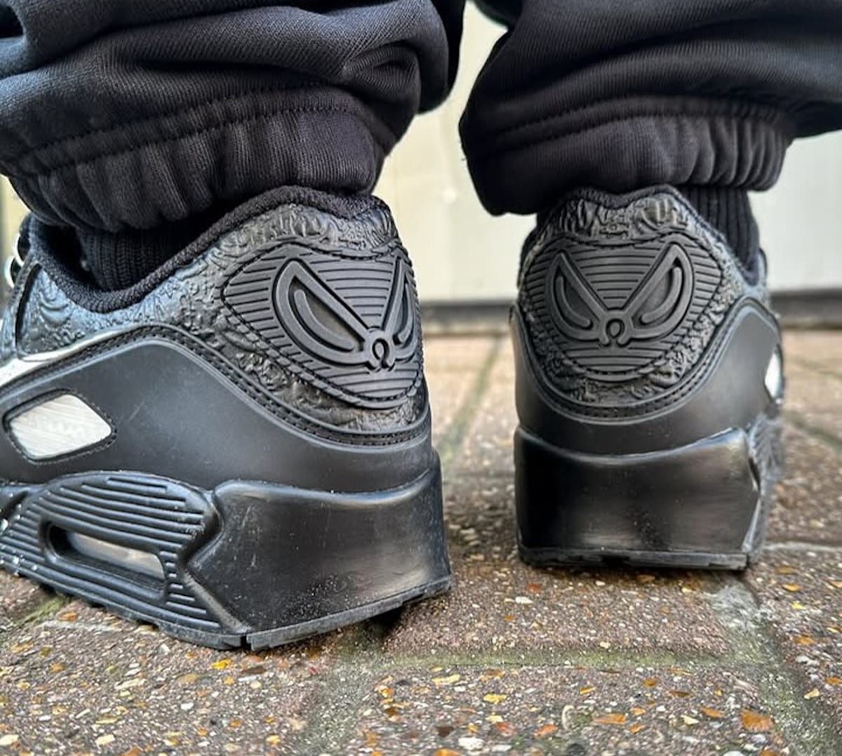 Slawn x Nike Air Max 90 Triple Black FD6492-001 (2)