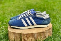adidas Squire made in Philippine bleue 1980