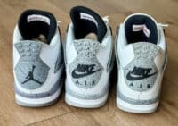 Air Jordan 4 White Cement 2025 vs 2016 vs 2012 (couv)