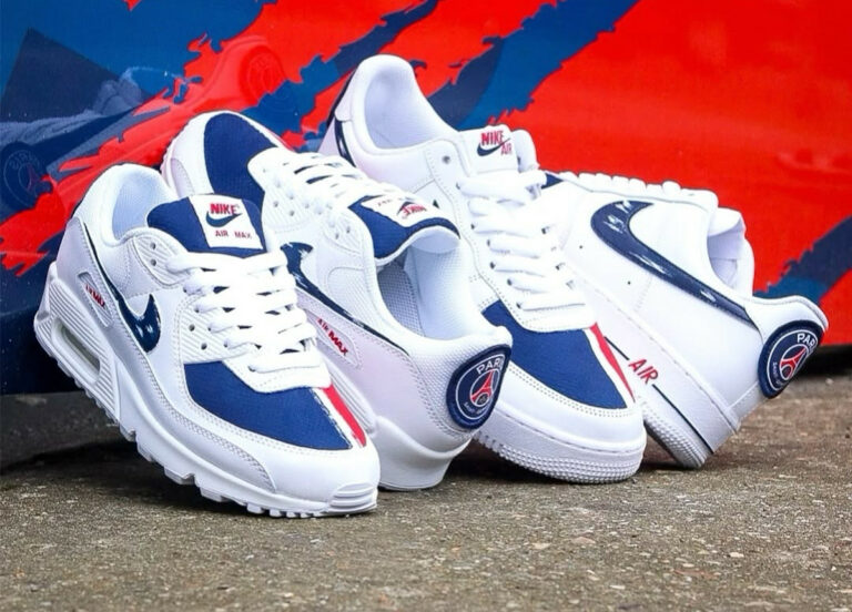 Nike AM90 et AF1 x PSG 2025 (couv)